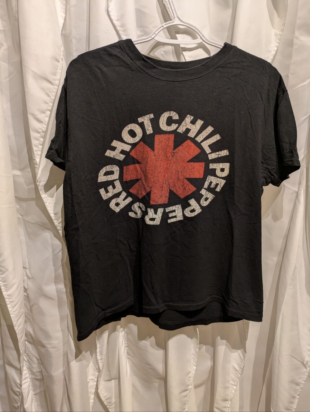 14 Red Hot Chili Peppers Black Graphic Logo Tee Shirt